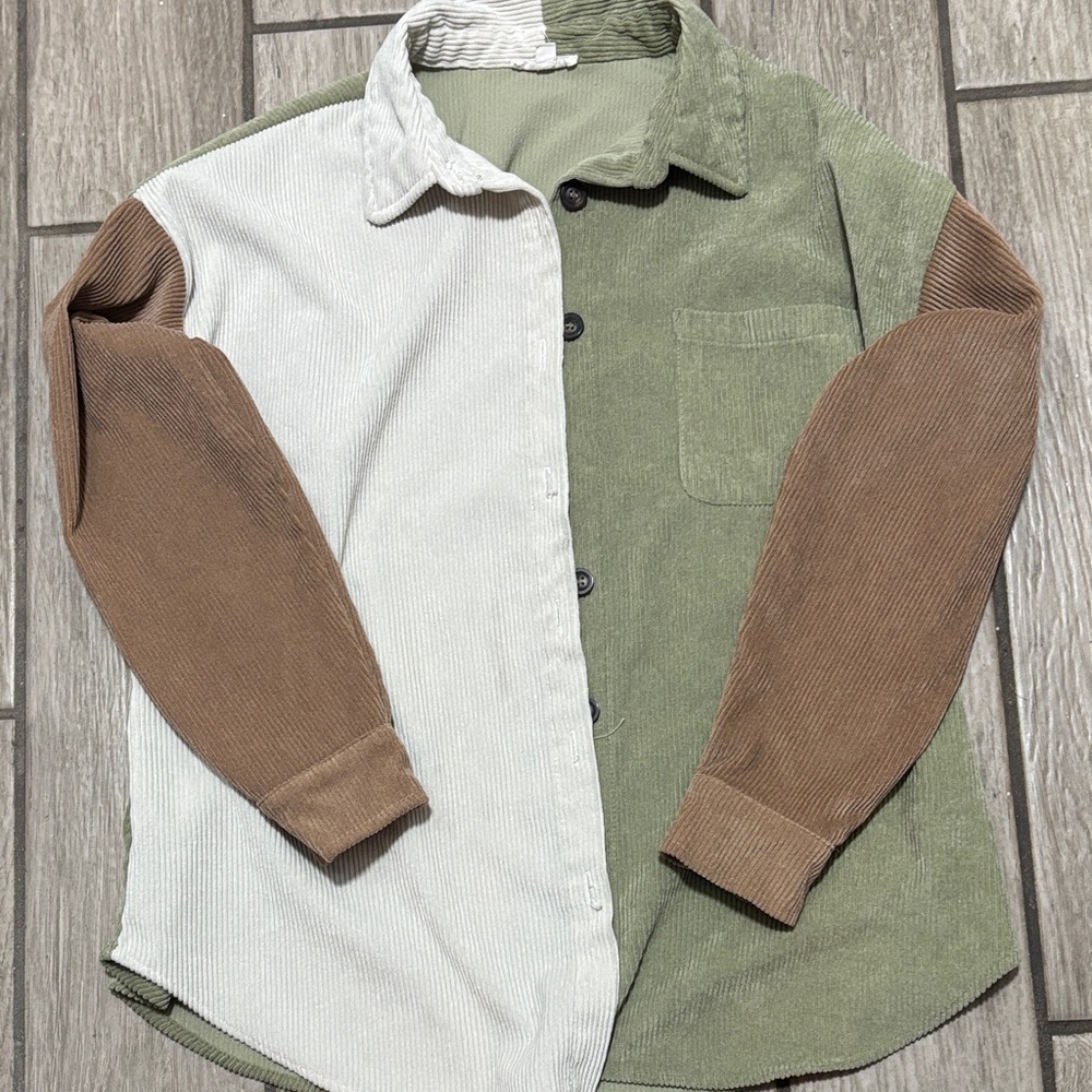 Two-Tone Corduroy jacket